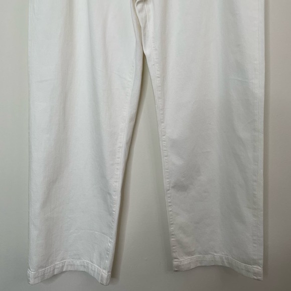NWT Madewell The Harlow Wide Leg Jean in Tile White Size 32 - Picture 9 of 13
